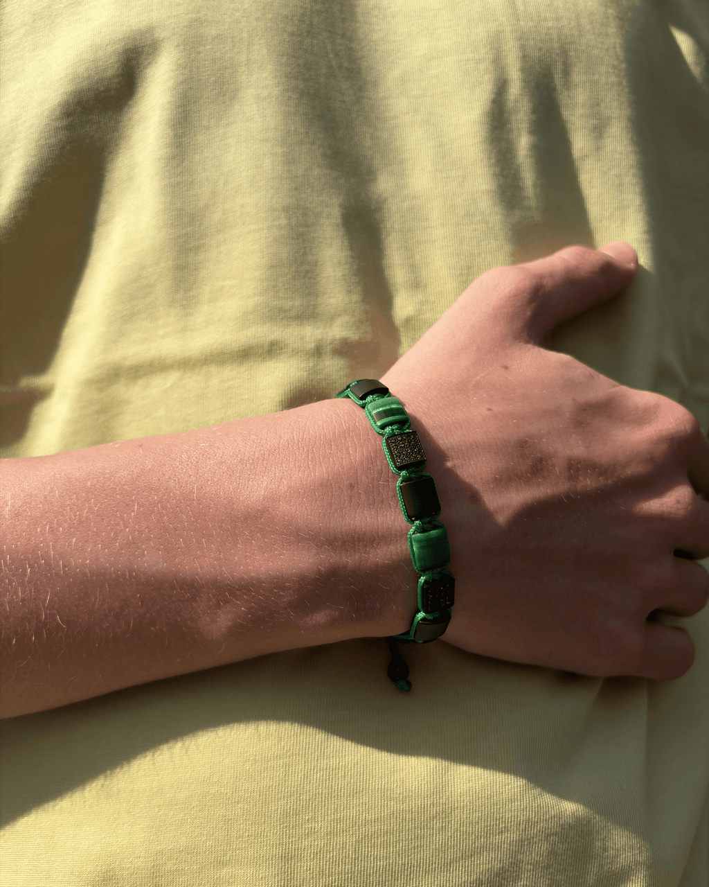 Sten Armbånd - Emerald Black