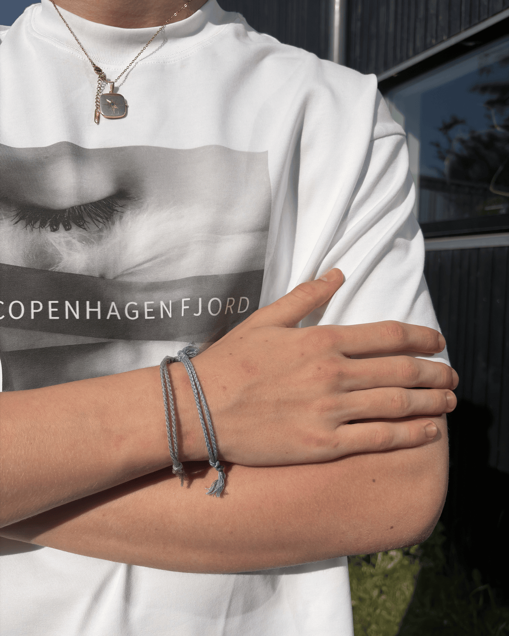 Justerbart Skifergrå Armbånd