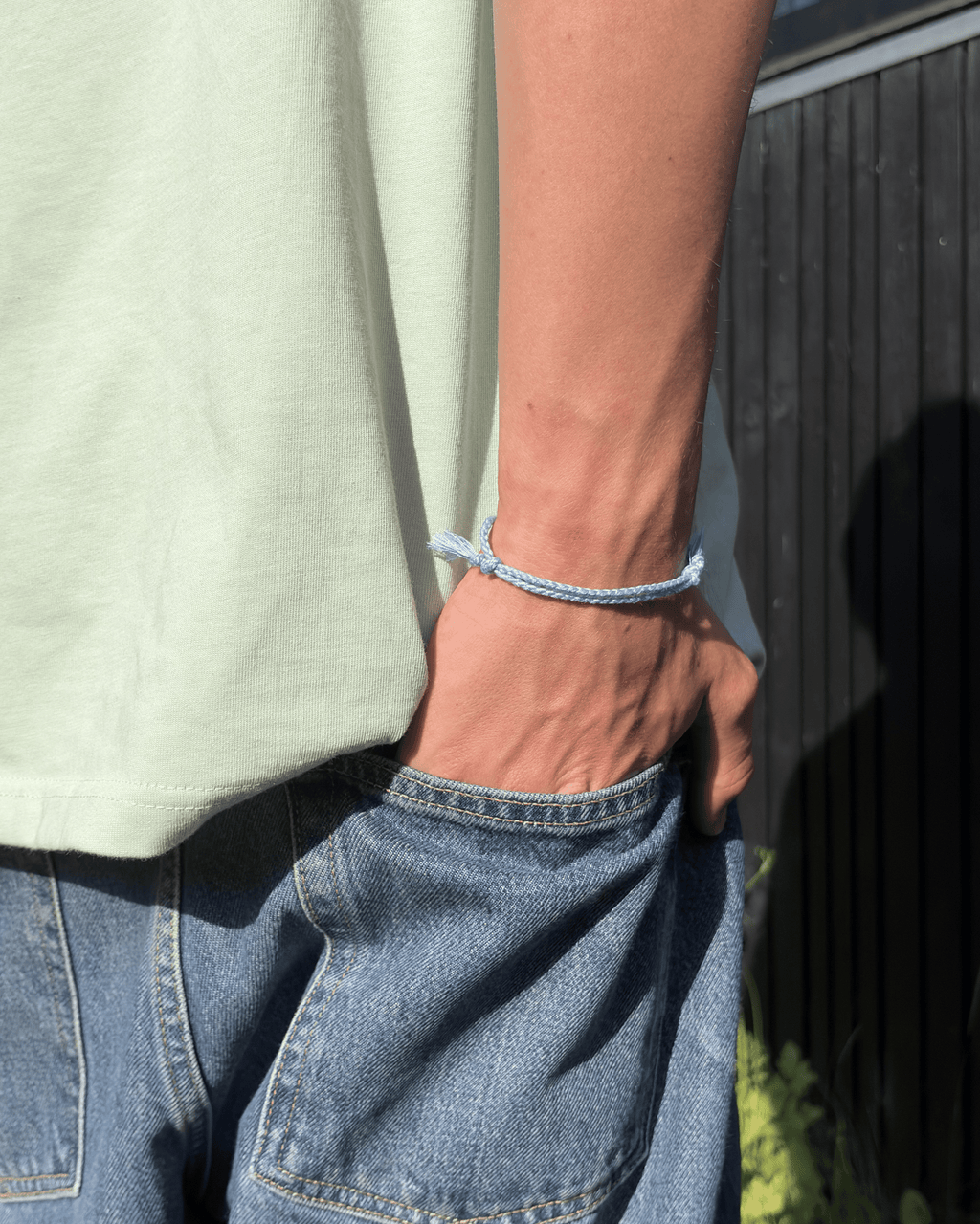 Justerbart Himmelblå Armbånd