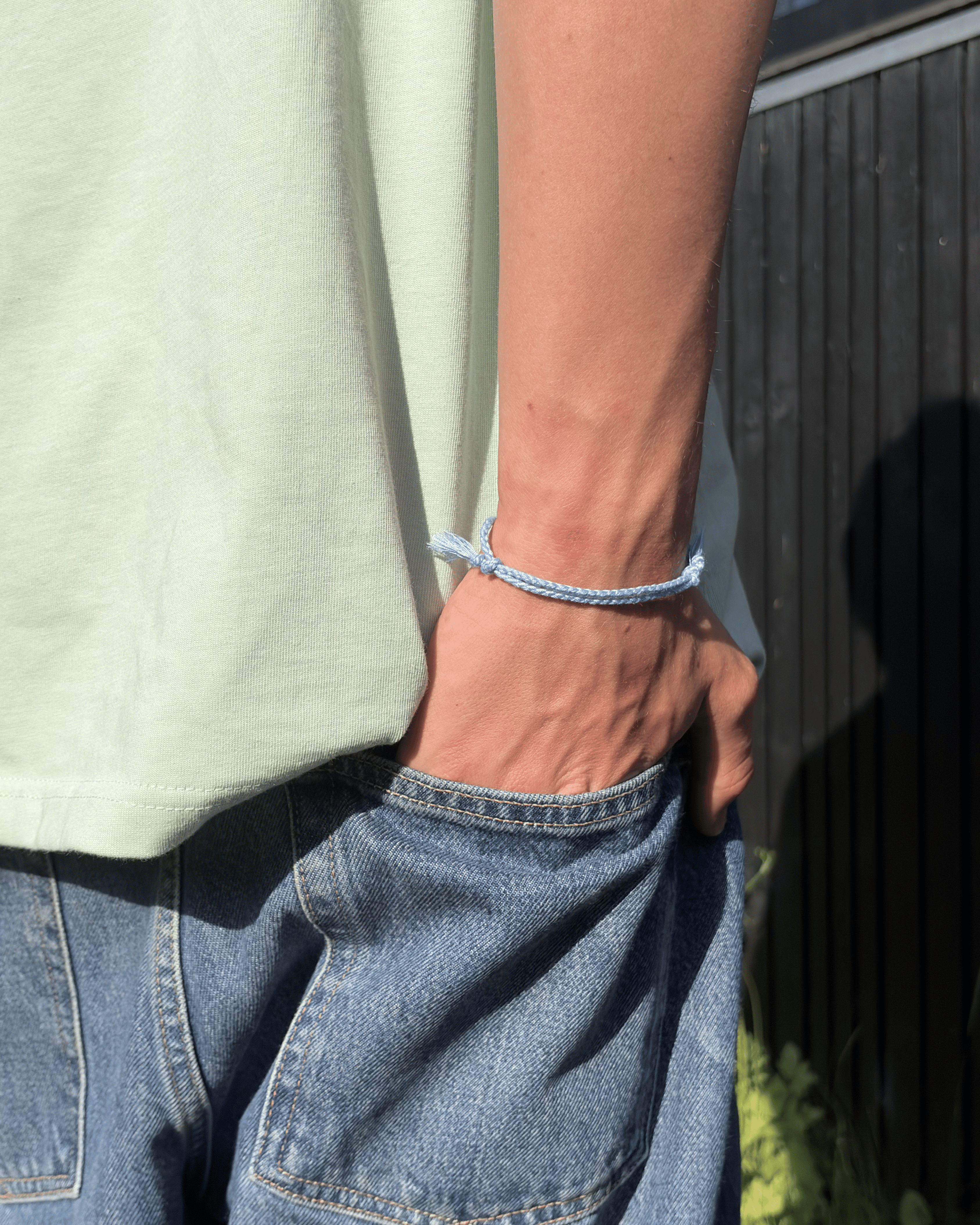 Justerbart Himmelblå Armbånd