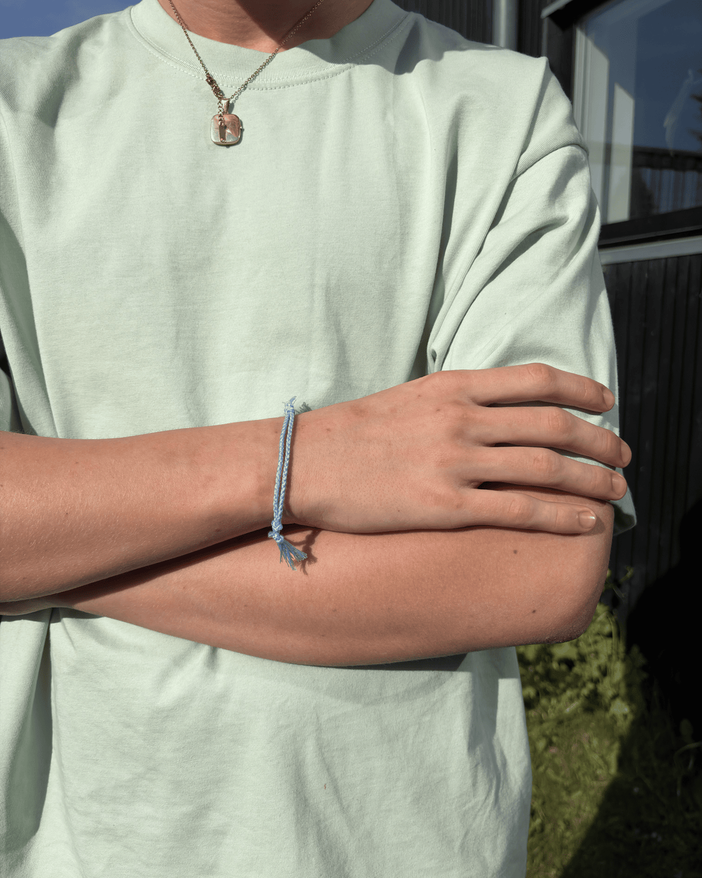Justerbart Himmelblå Armbånd