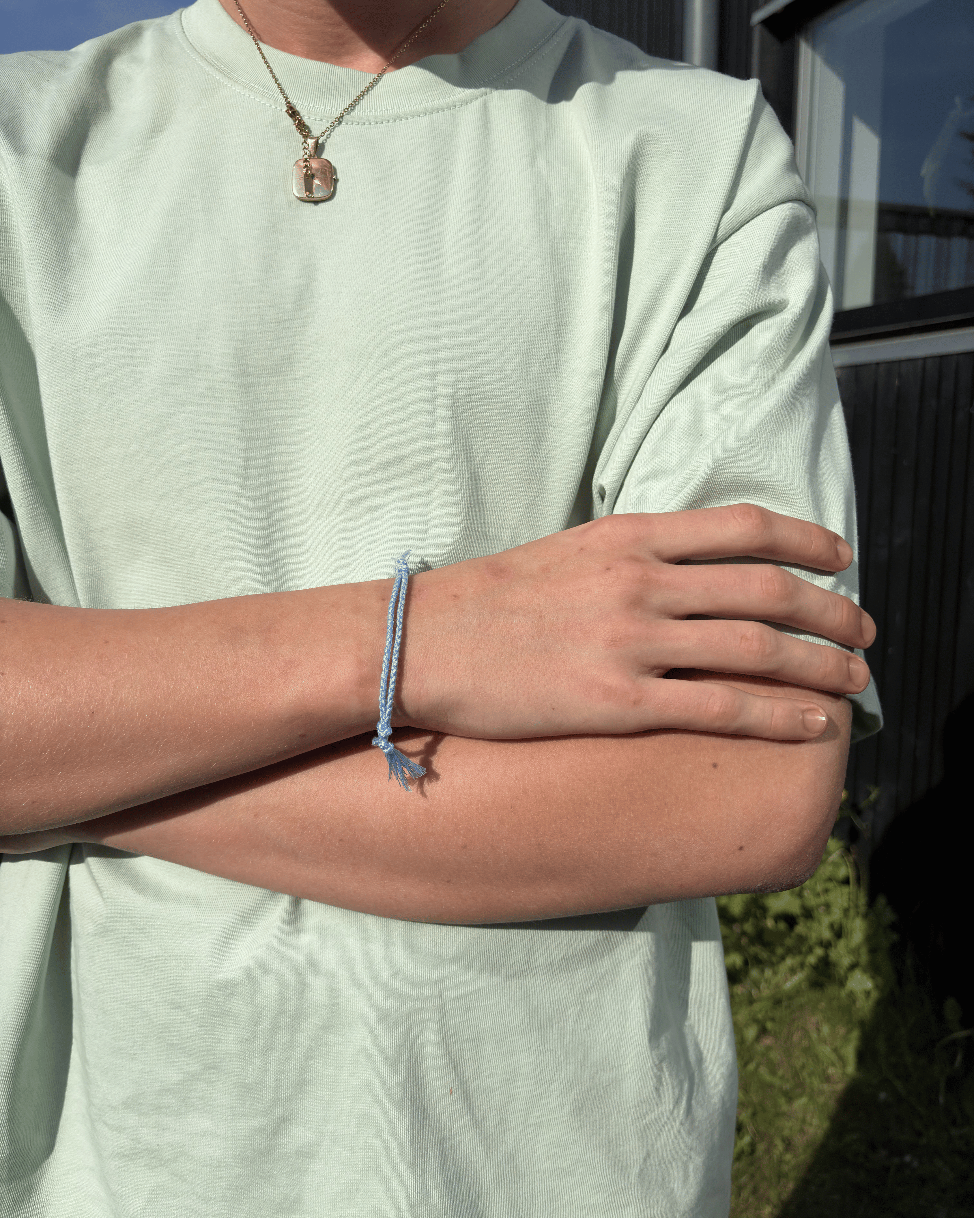 Justerbart Himmelblå Armbånd