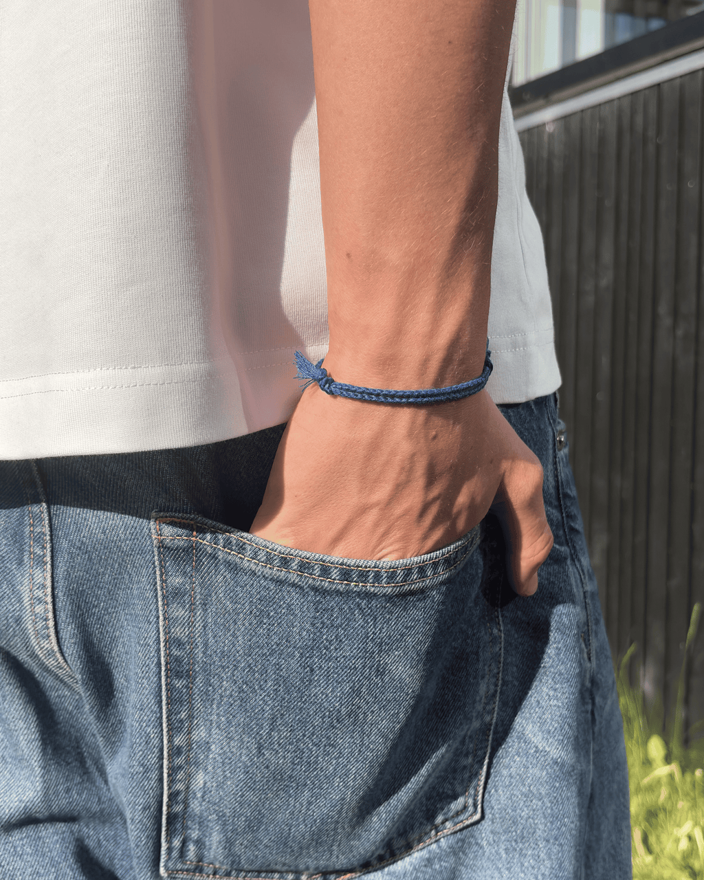 Justerbart Navy Armbånd