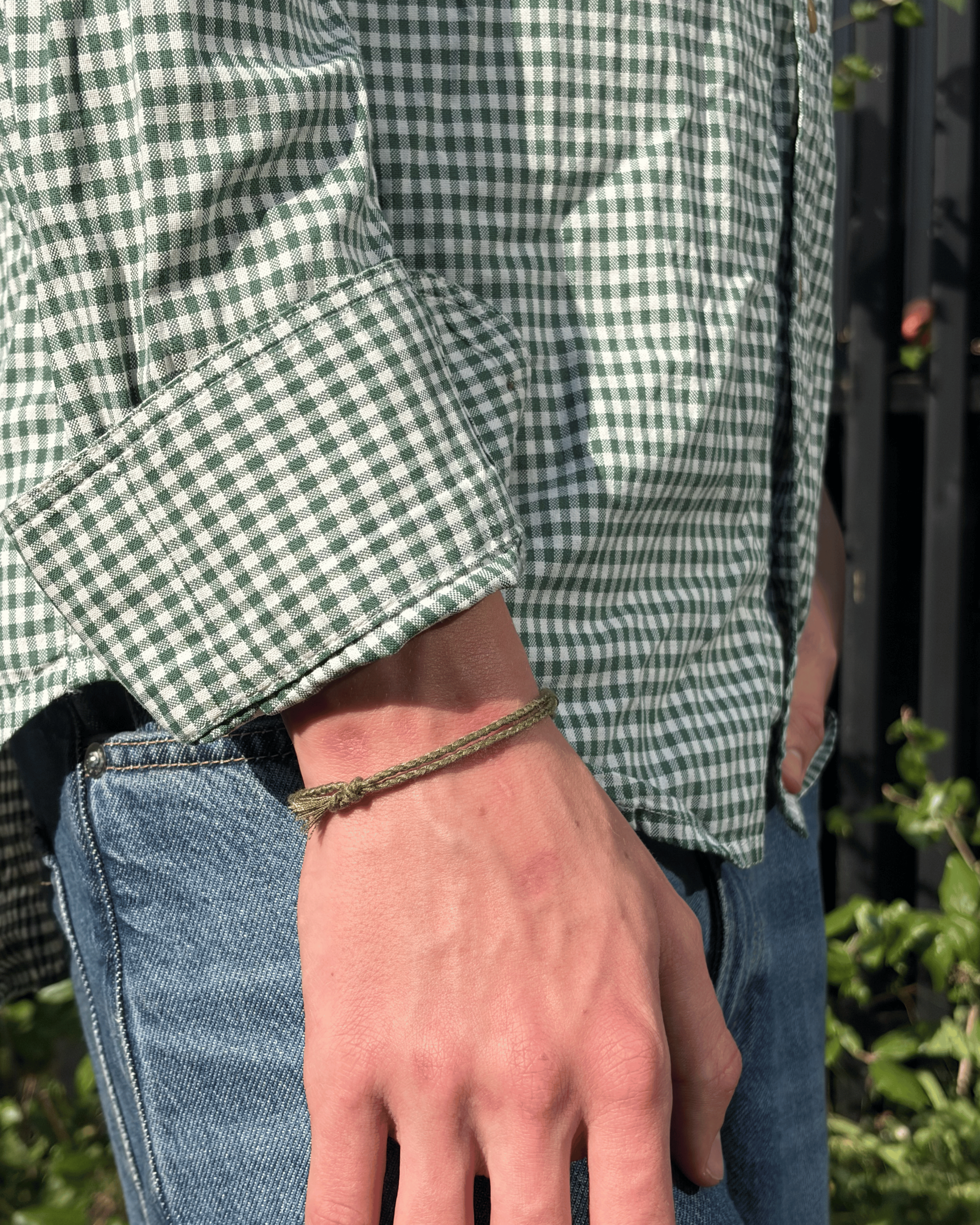 Justerbart Mosgrøn Armbånd