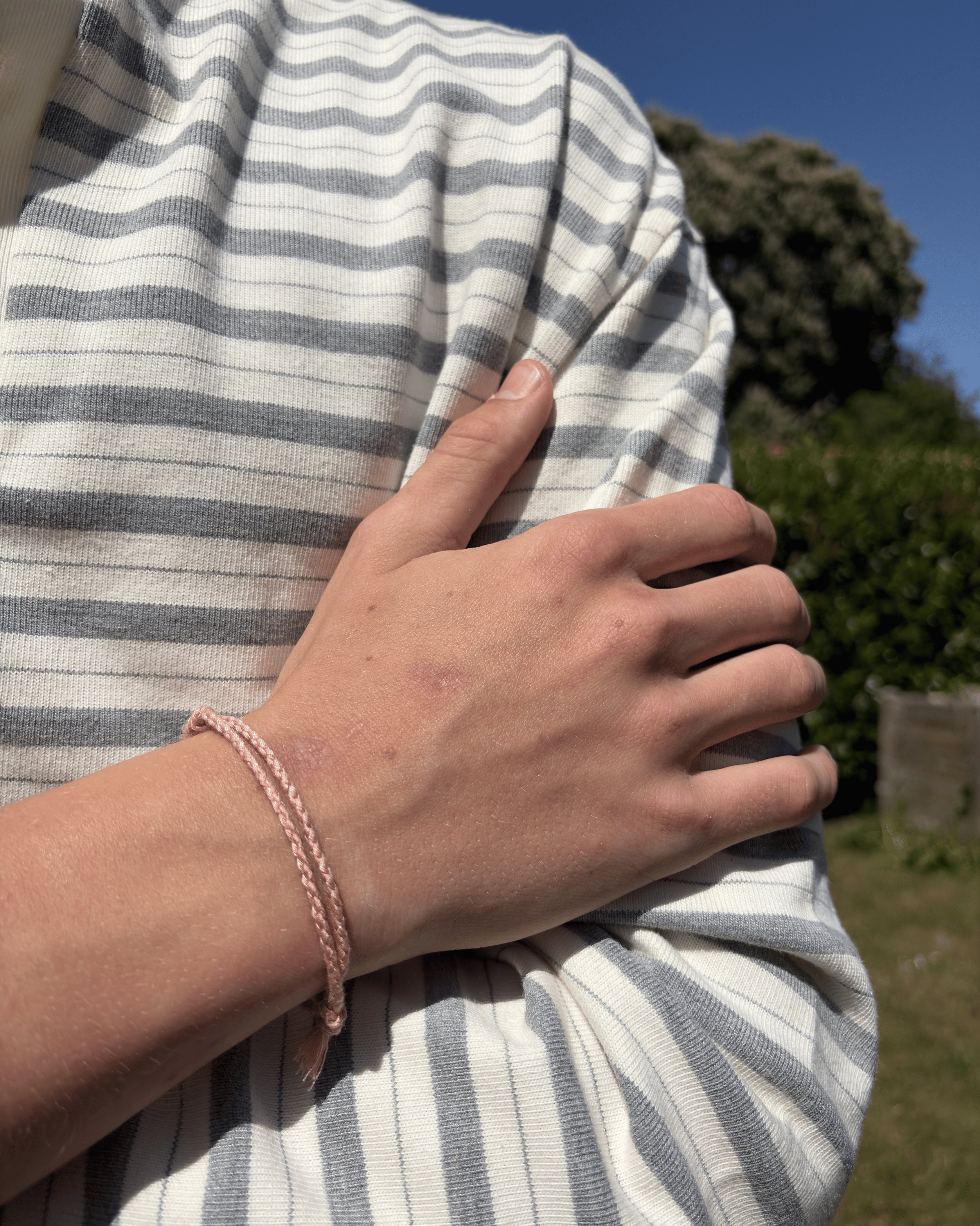Justerbart Rosa Armbånd