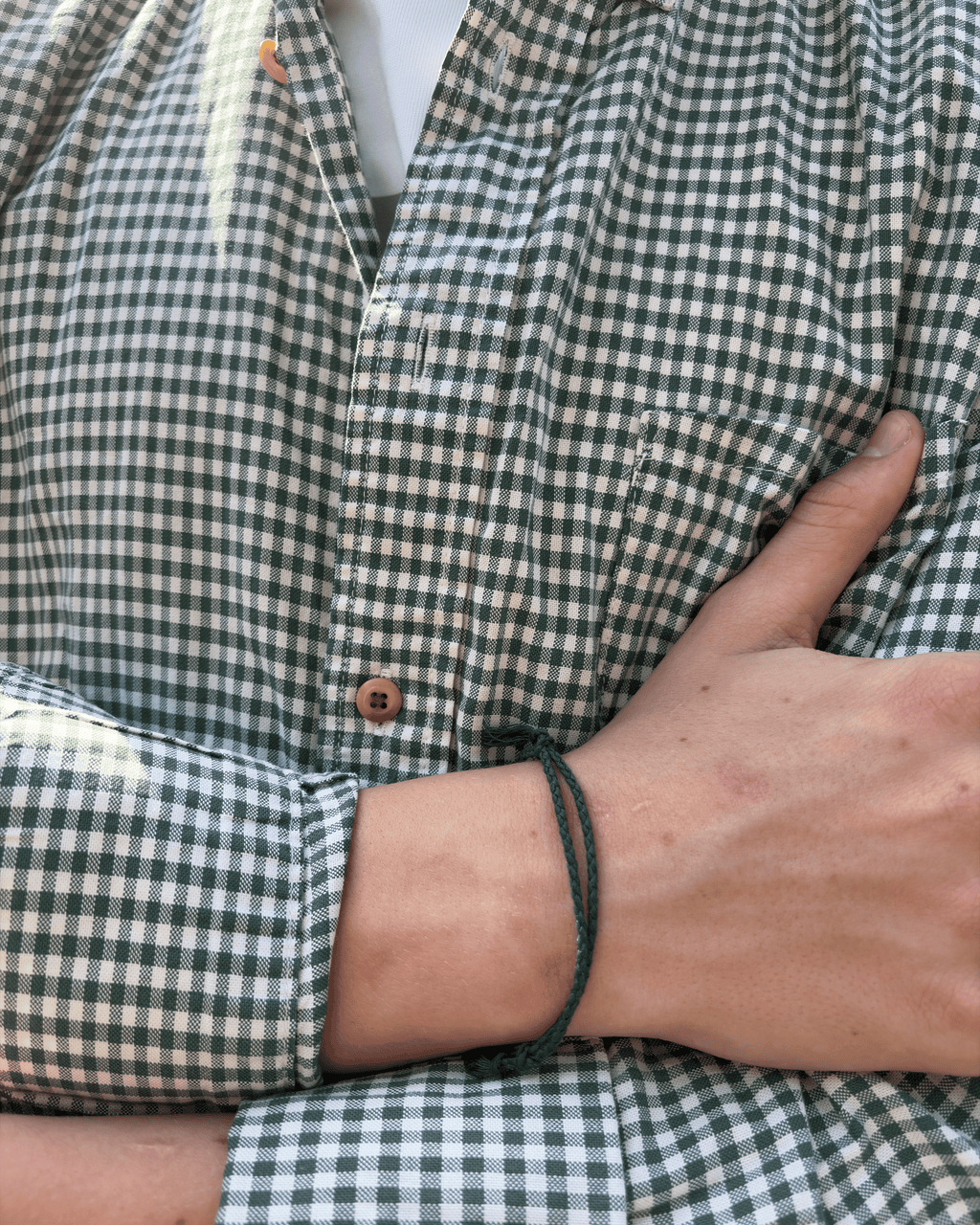 Justerbart Oliven Armbånd