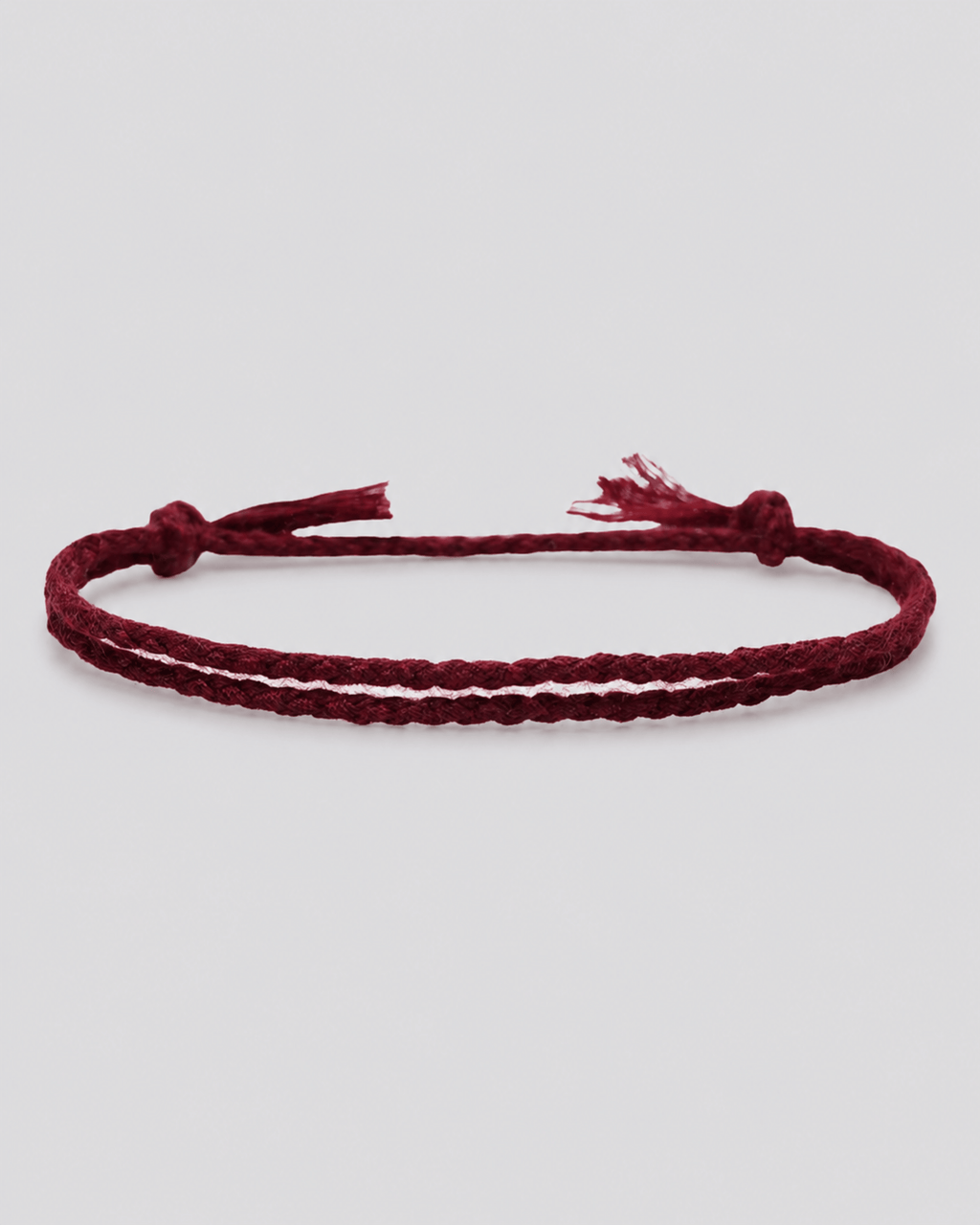 Justerbart Bordeaux Armbånd