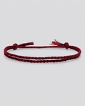 Justerbart Bordeaux Armbånd