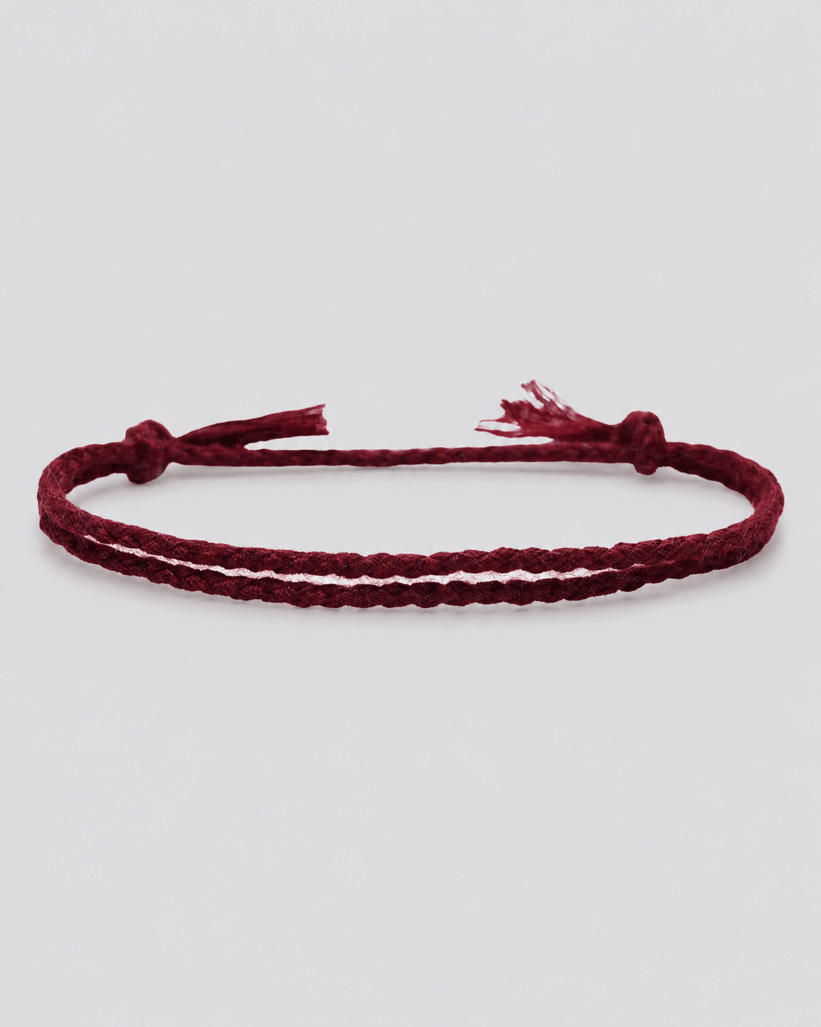 Justerbart Bordeaux Armbånd