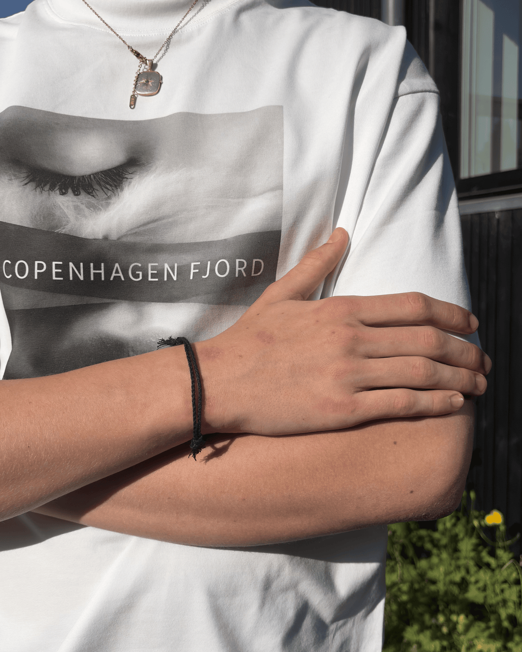 Justerbart Kuldsort Armbånd