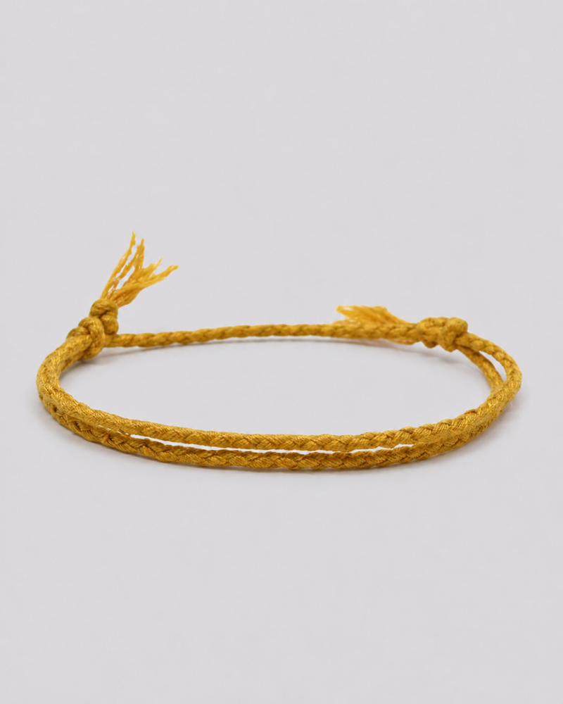 Justerbart Mørkegul Armbånd