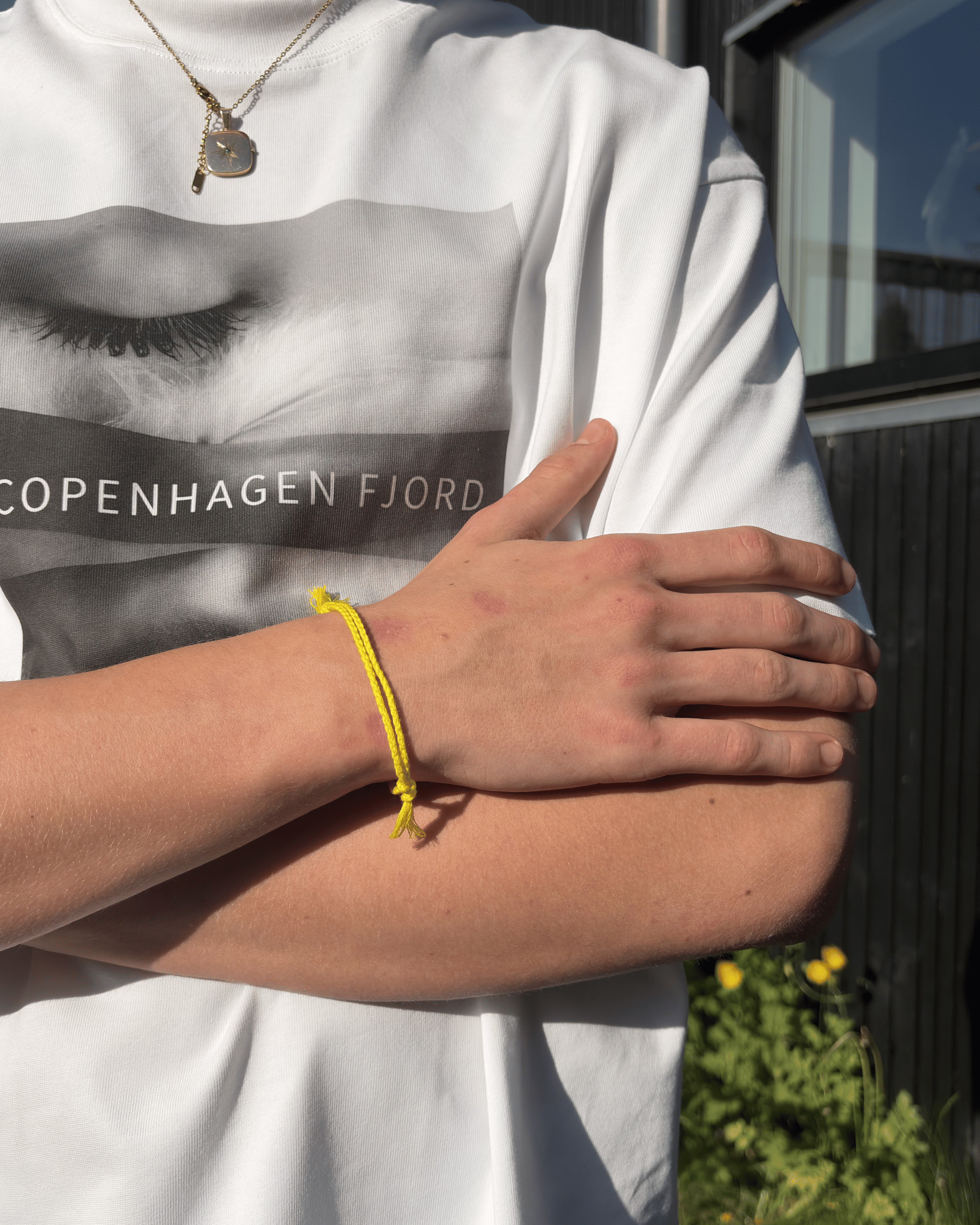 Justerbart Gult Armbånd