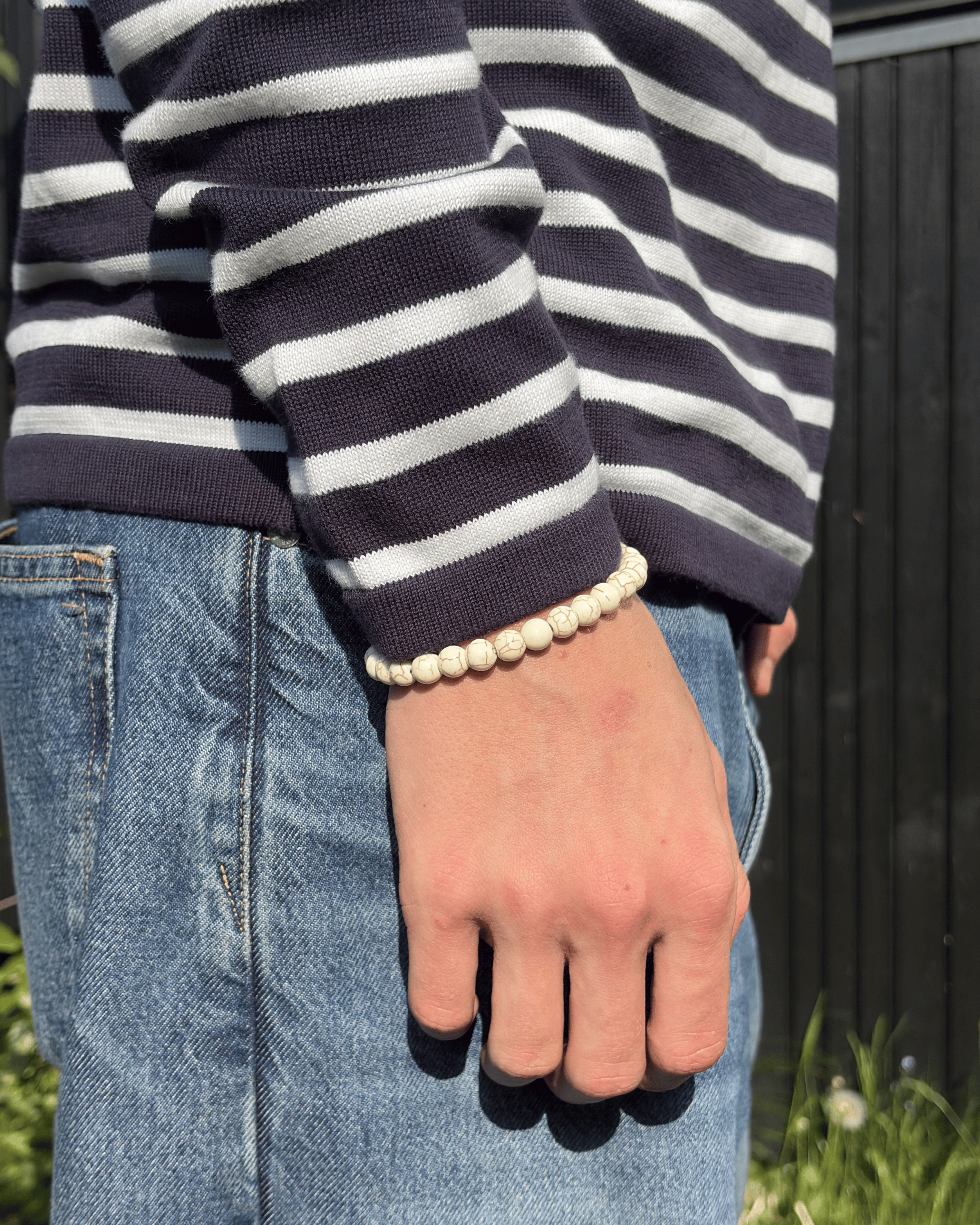 Perle Armbånd - Hvid