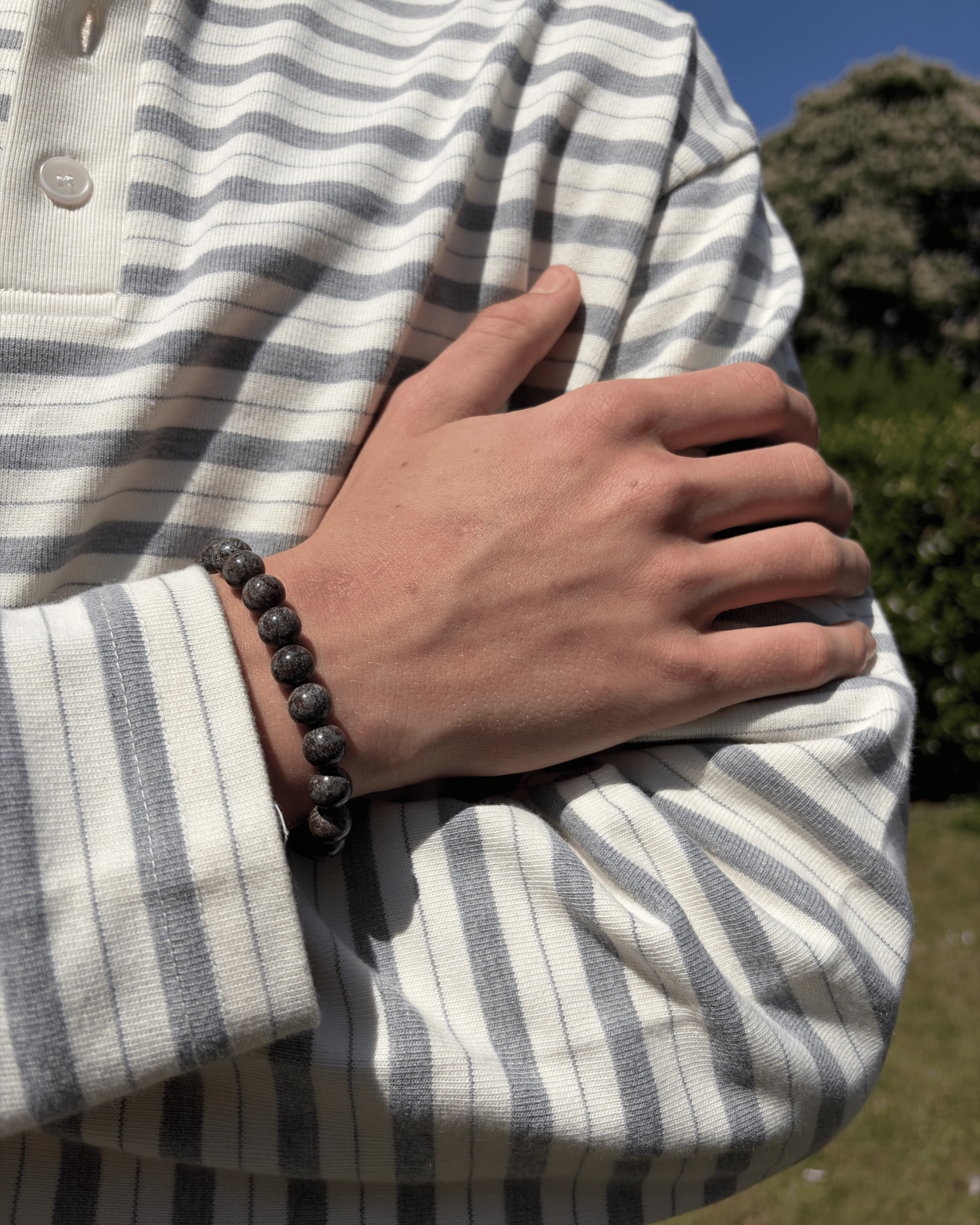 Perle Armbånd - Brun