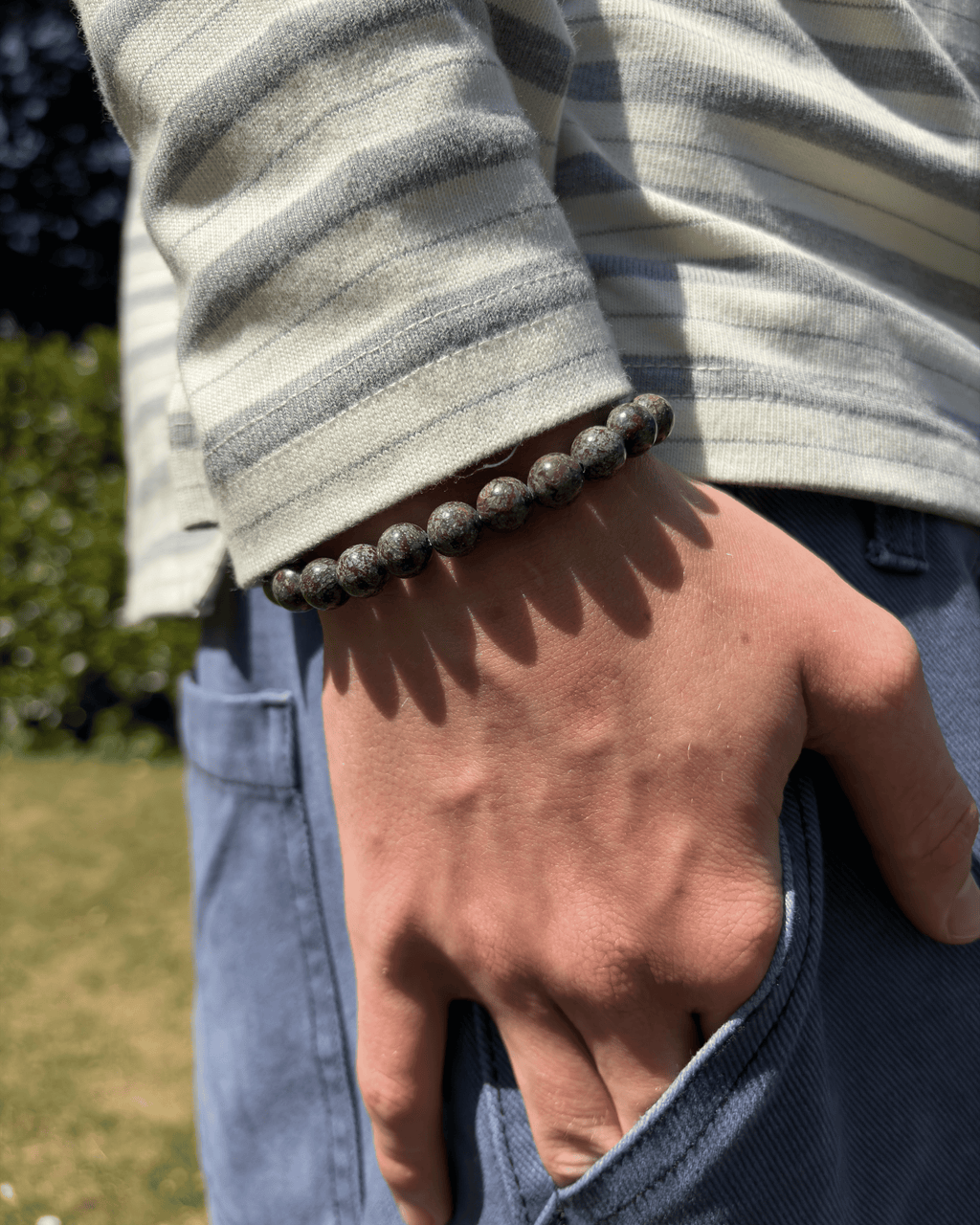 Perle Armbånd - Brun