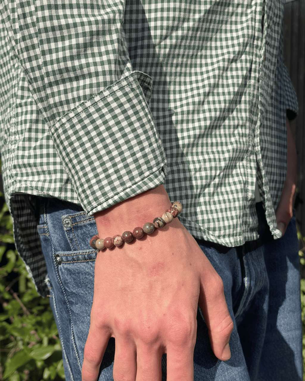 Perle Armbånd - Rød