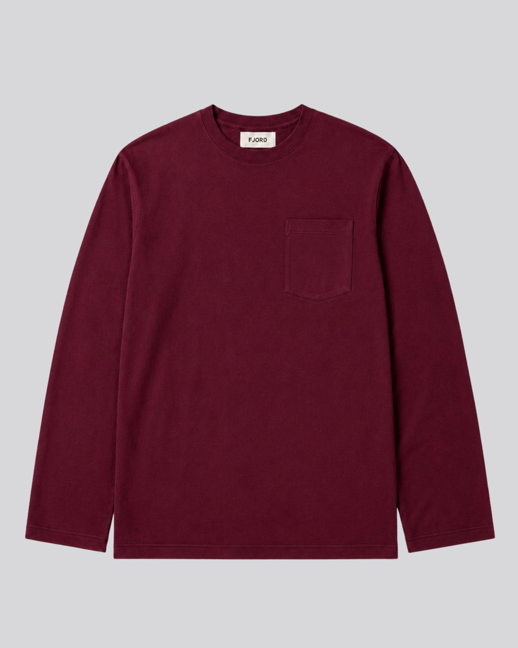 Pocket Longsleeve - Burgundy