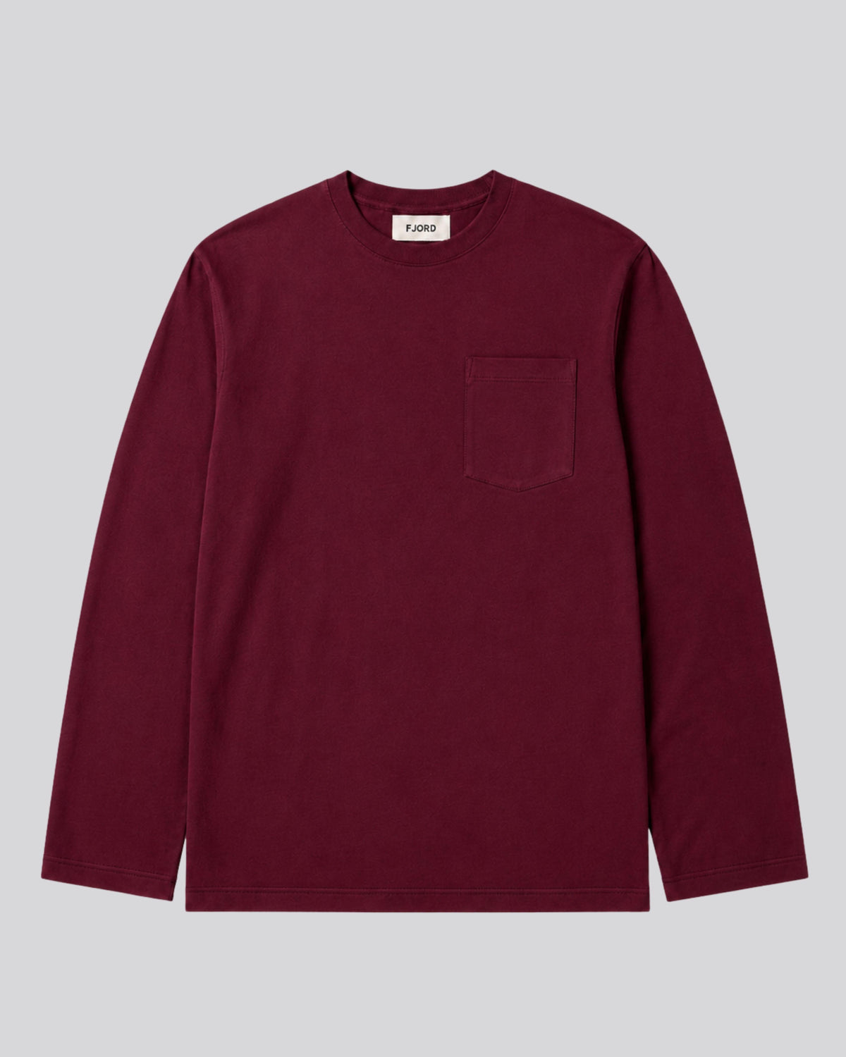 Pocket Longsleeve - Burgundy