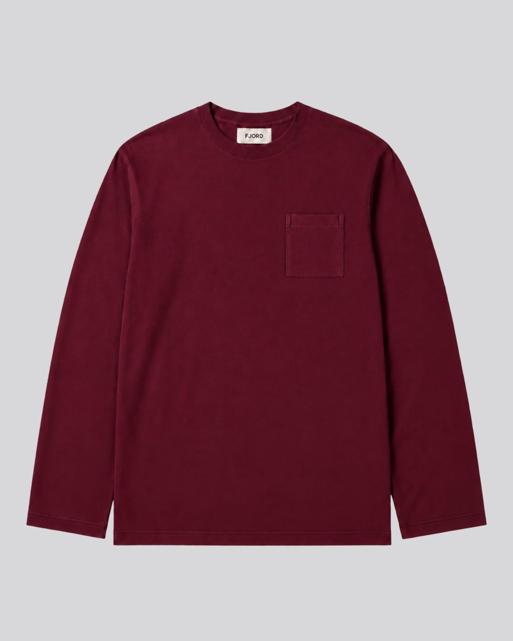 Pocket Longsleeve - Burgundy