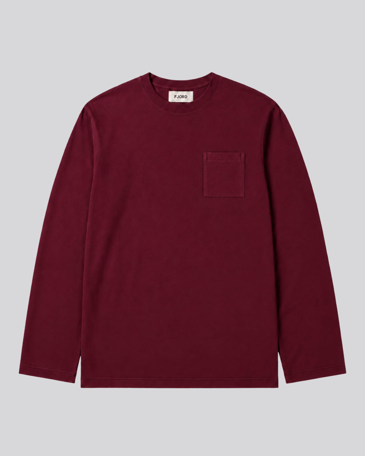 Pocket Longsleeve - Burgundy