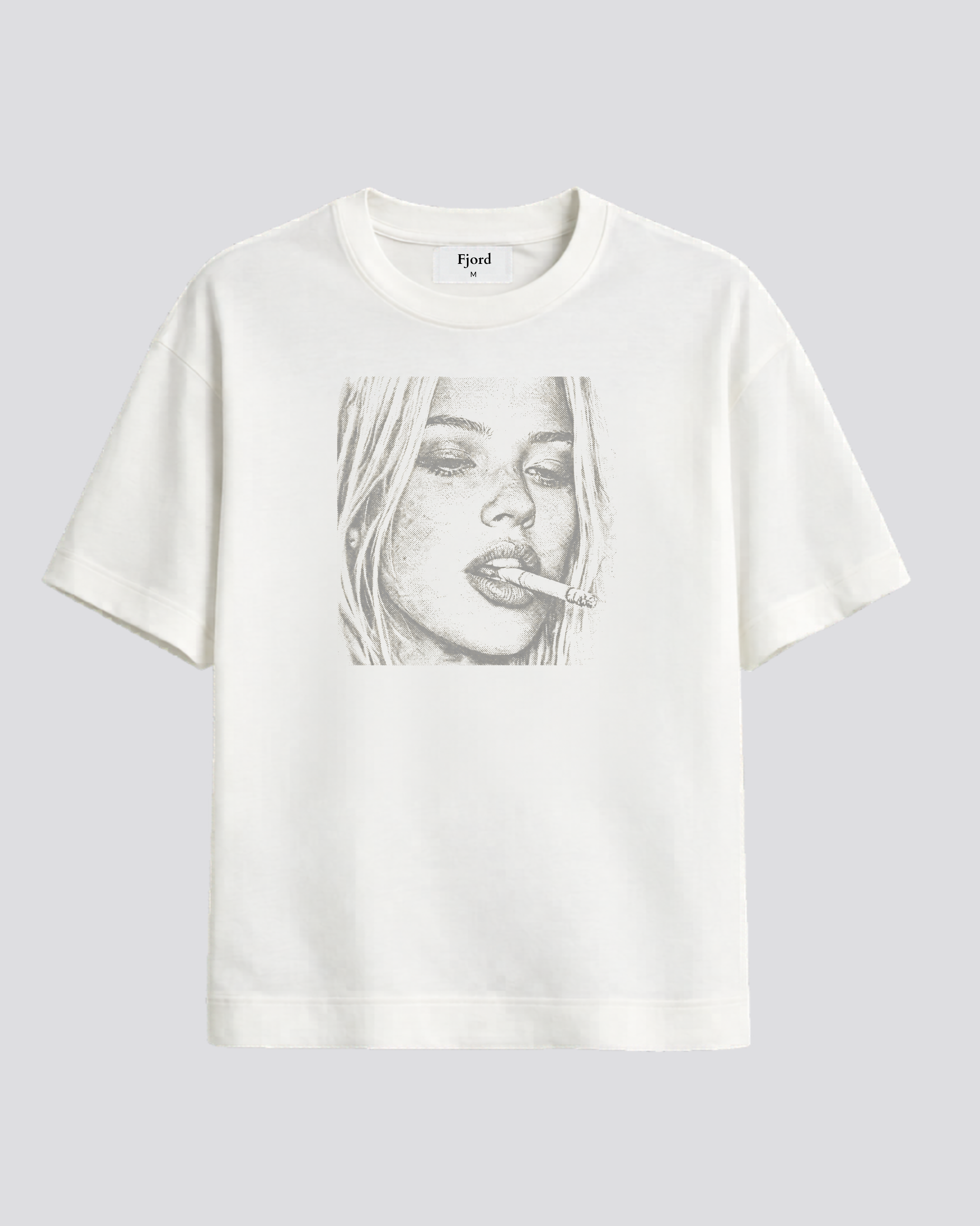 Fjord Sketch Tee - Ash - Fjordgarments