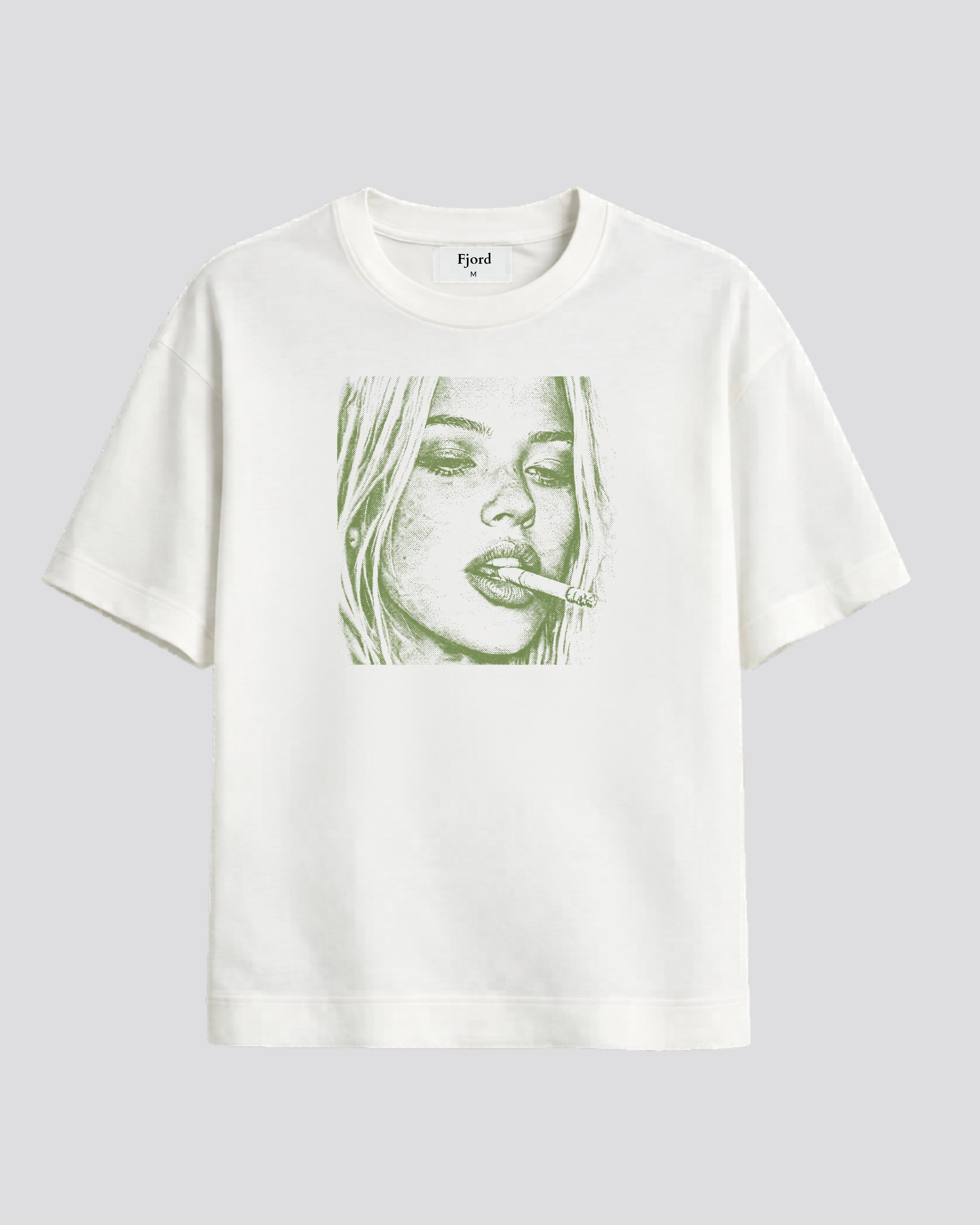 Fjord Sketch Tee - Moss