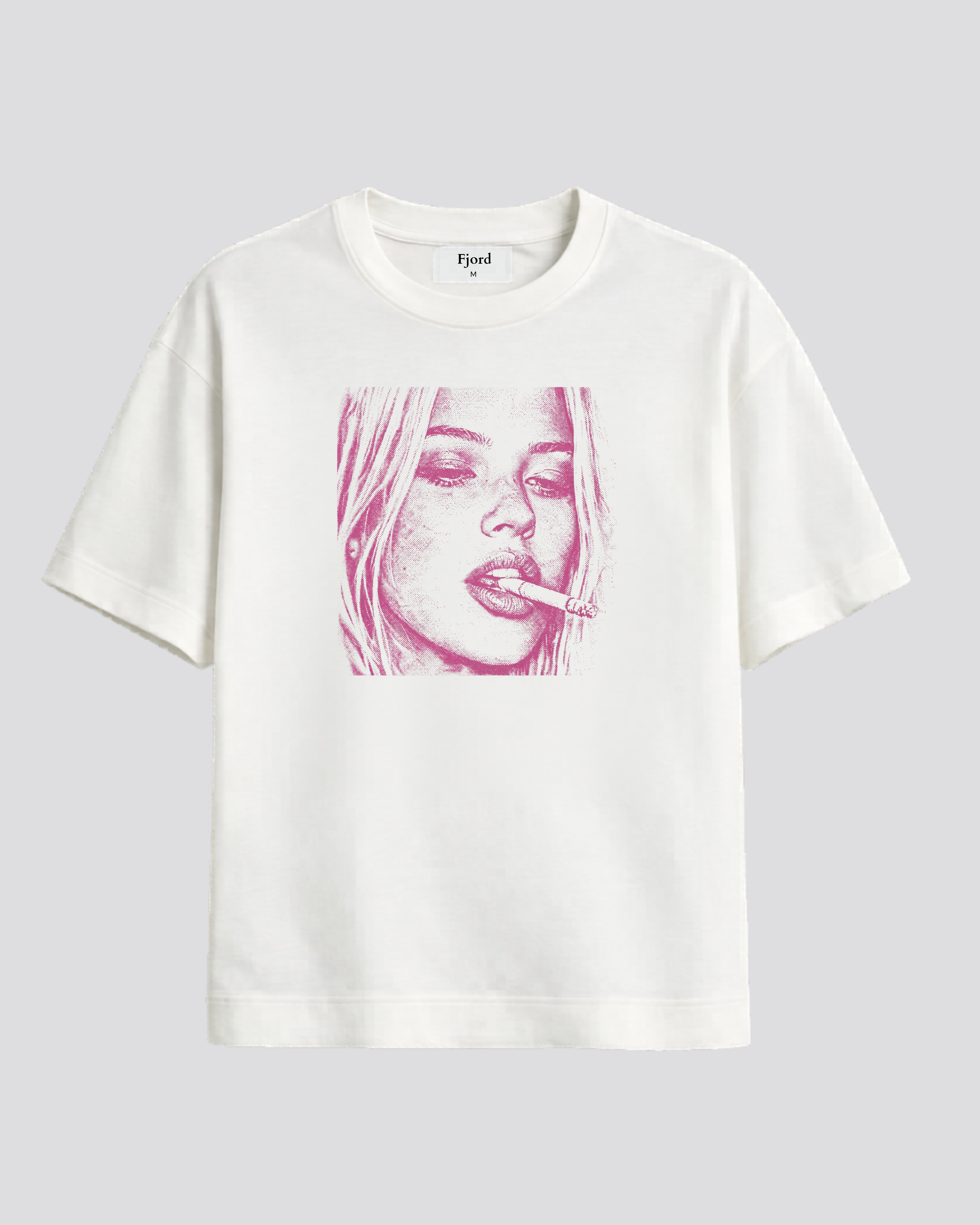Fjord Sketch Tee - Magenta