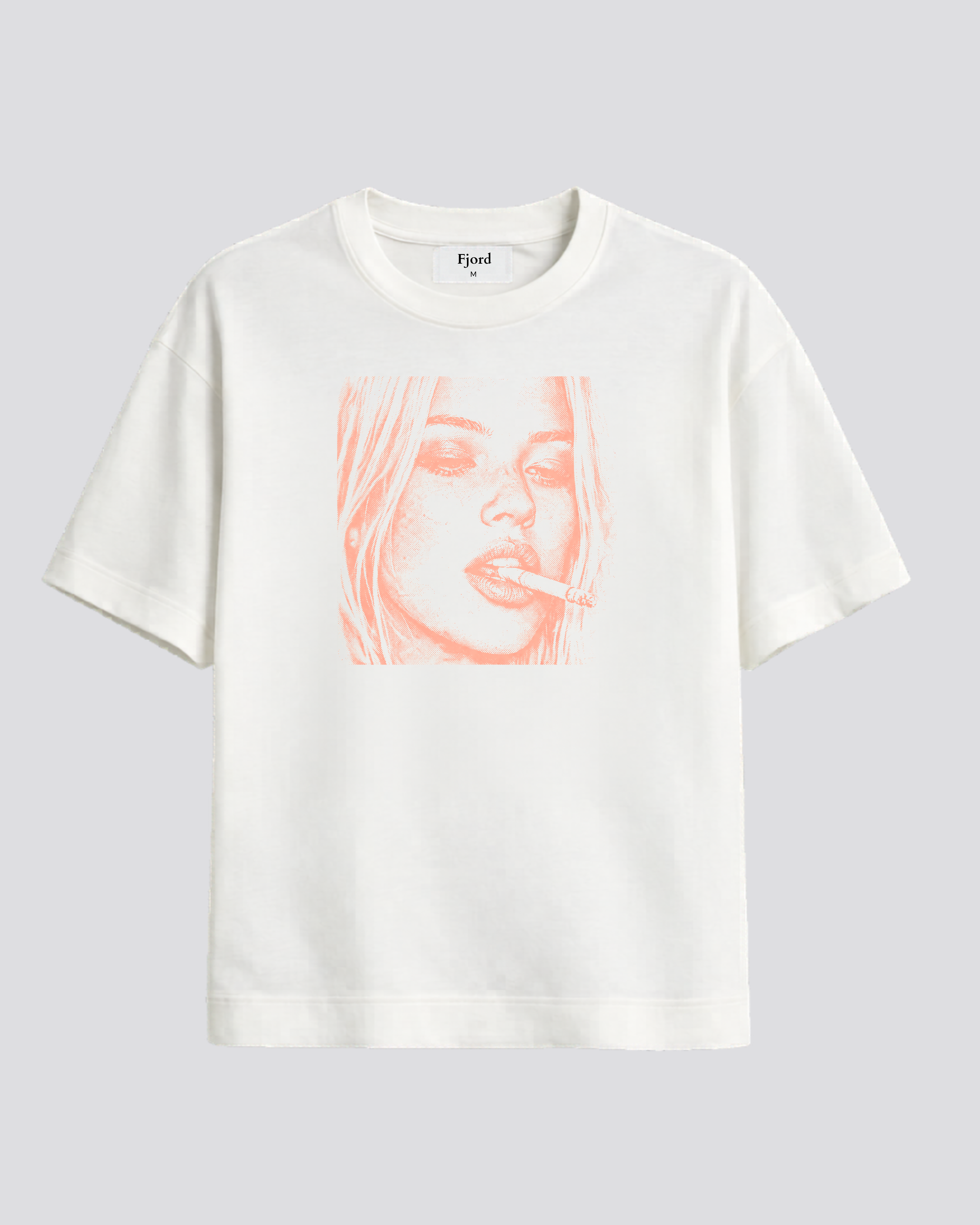 Fjord Sketch Tee - Peach