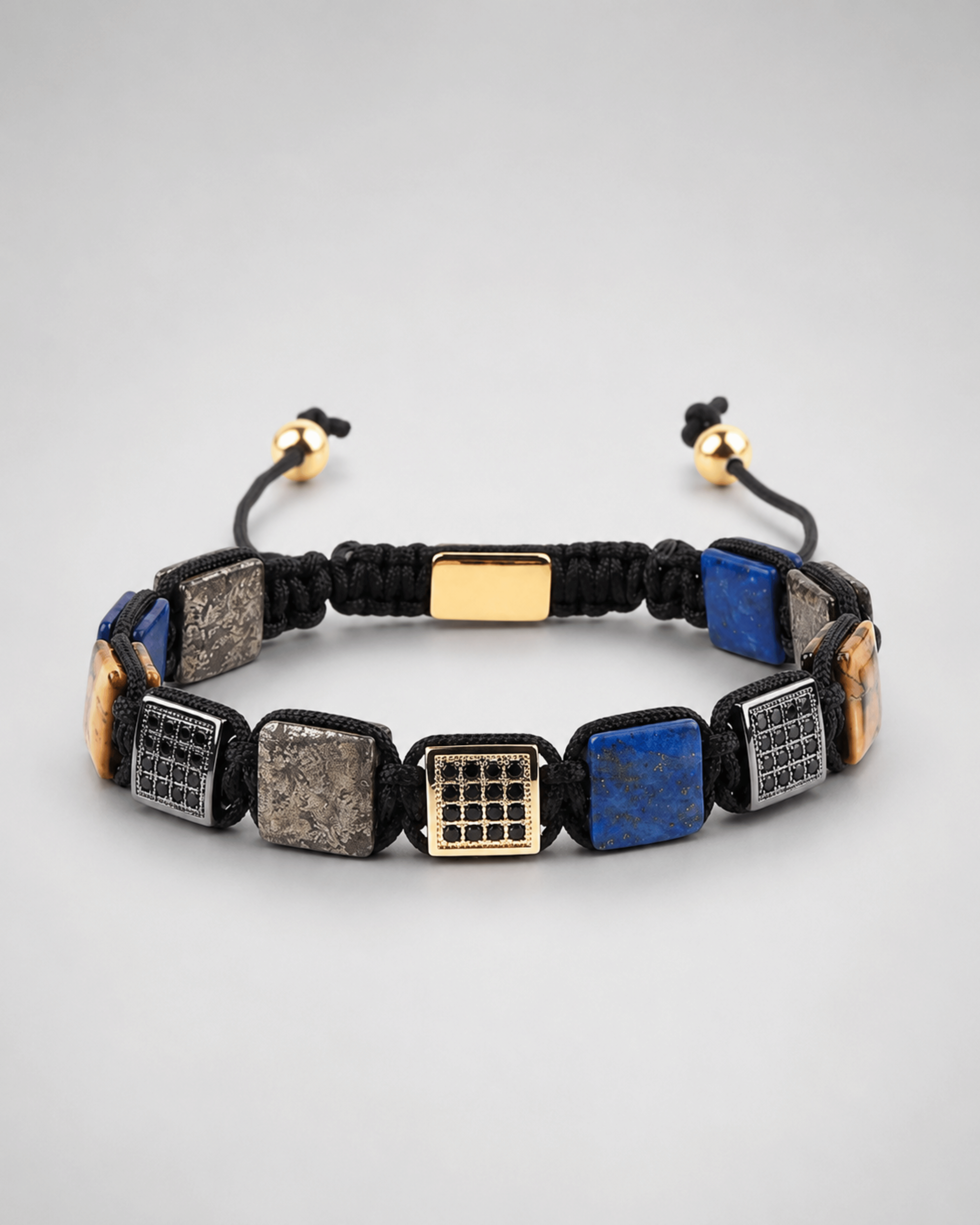 Sten Armbånd - Navy Mursten